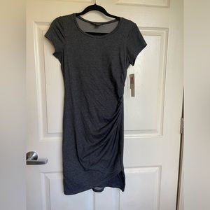 Black short sleeve dress
